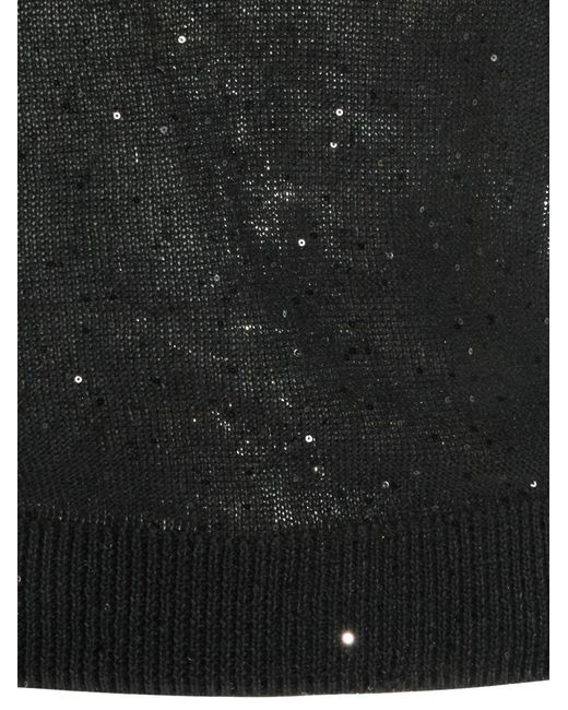 Antonelli Black Embellished T-Shirt