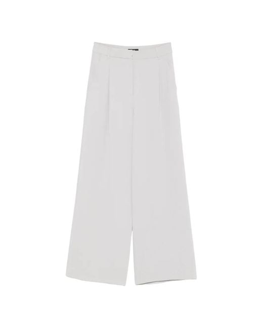 ELEH White Belt-Loops Trousers