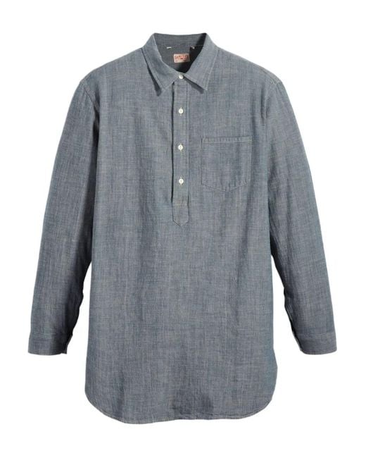 Levi's Overhemd Met Opgestikte Zak in het Gray voor heren