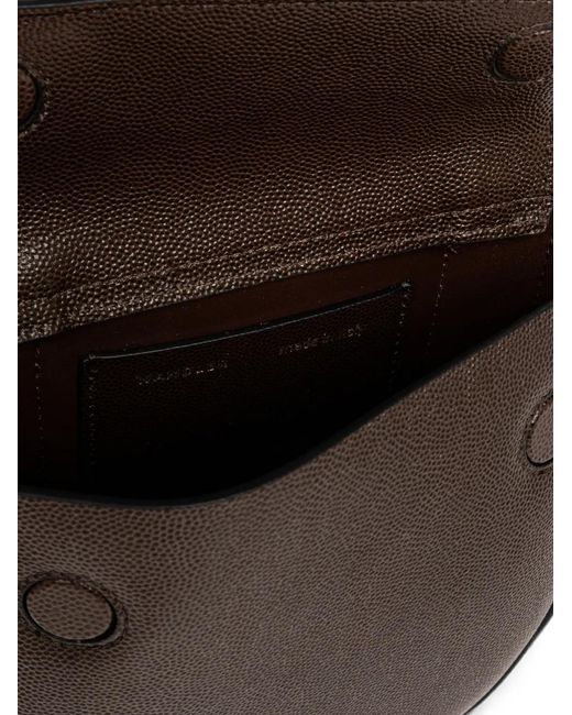 Wandler Brown Hortensia Piccola Leather Tote Bag