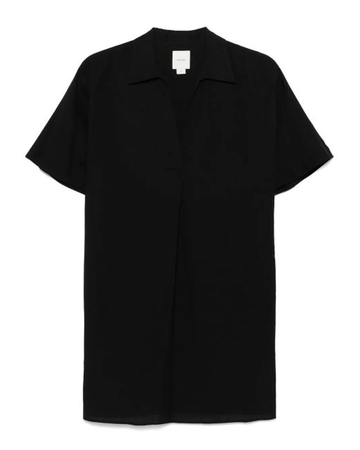 Calvin Klein Black Minikleid Mit Logo-Schild