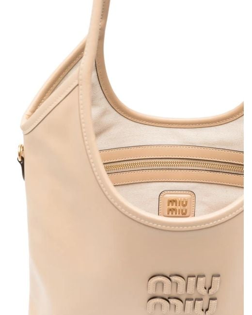 Miu Miu Natural Ivy Tote Bag