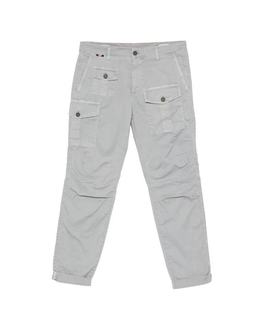 Mason's Gray Pantalon Cargo George for men