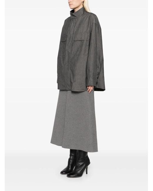 JNBY Gray Long-Sleeved Jacket