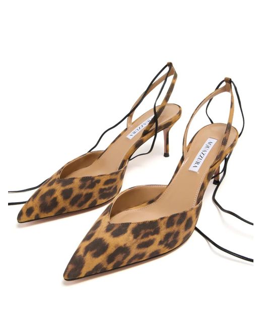 Aquazzura Metallic With Heel
