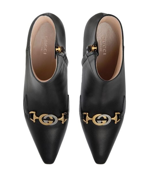 gucci zumi leather ankle boot