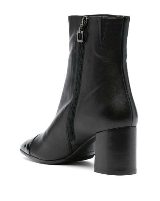 CAREL PARIS Black 70Mm Leather Ankle Boots