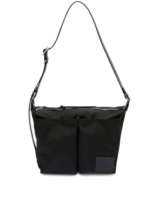 Jil Sander Pilot Crossbody Messenger Bag in Black for Men Lyst