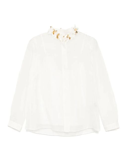 Camisa Illuminate Zimmermann de color White