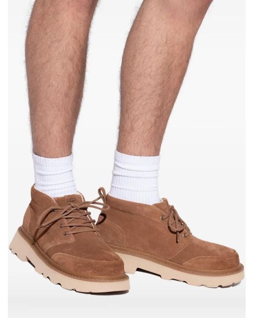 Ugg Chukka Lug Suède Desert Boots Met Veters in het Brown voor heren