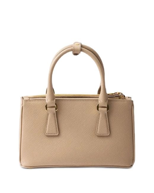 Prada Brown Galleria Mini Leather Bag