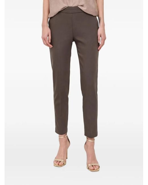 Morgan Natural Zip Trousers