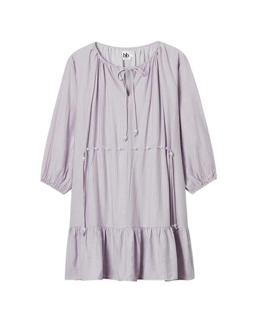 B+ AB Purple Tiered Dress