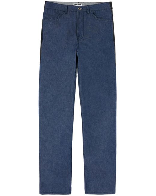 メンズ Jil Sander パネル パンツ Blue