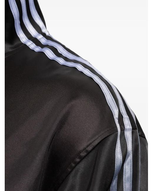 Y-3 Black Satin Gradient 3-Stripes Track Top