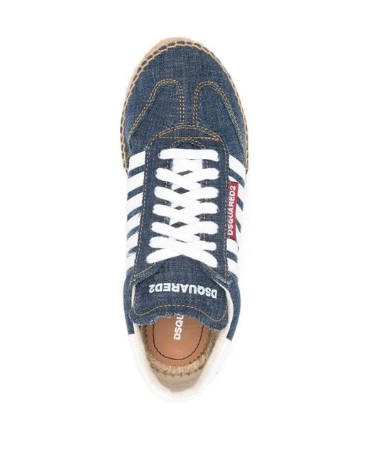 DSquared² Blue 10Mm Denim Espadrilles