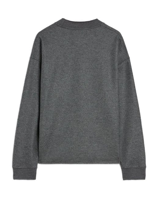 Jil Sander Gray Wool Jumper for men
