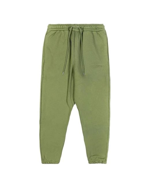 Nike Green Wordmark Track Pants for men