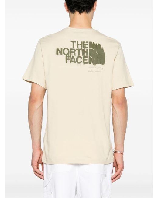 The North Face Natural Logo-print Cotton T-shirt for men