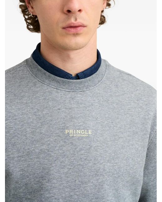 Pringle of Scotland Gray Crew Neck Sweatshirt for men
