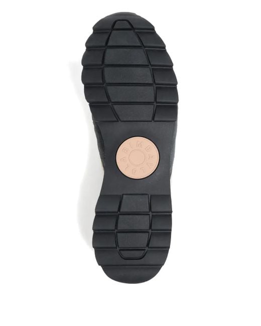 Bimba Y Lola Black Scalloped Suede Sneakers