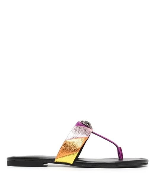 Kurt Geiger Multicolor Kensington Flat Sandals