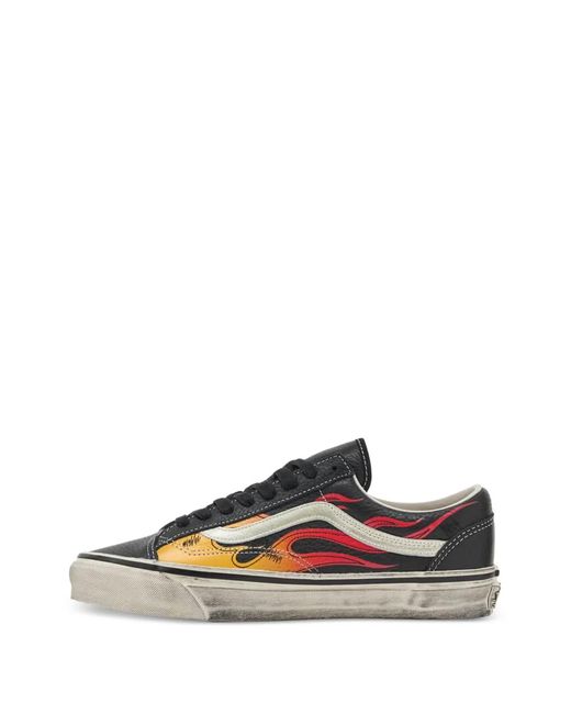Vans White Premium Old Skool 36 Lace-Up Leather Sneakers