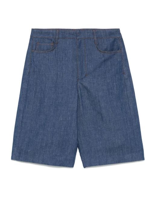 Max Mara Blue Erio Shorts