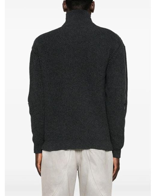 Y. Project Black Zip Hooded Sweater