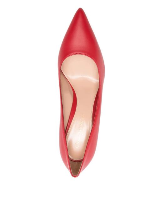 Gianvito Rossi Pink Calf Leather Pumps