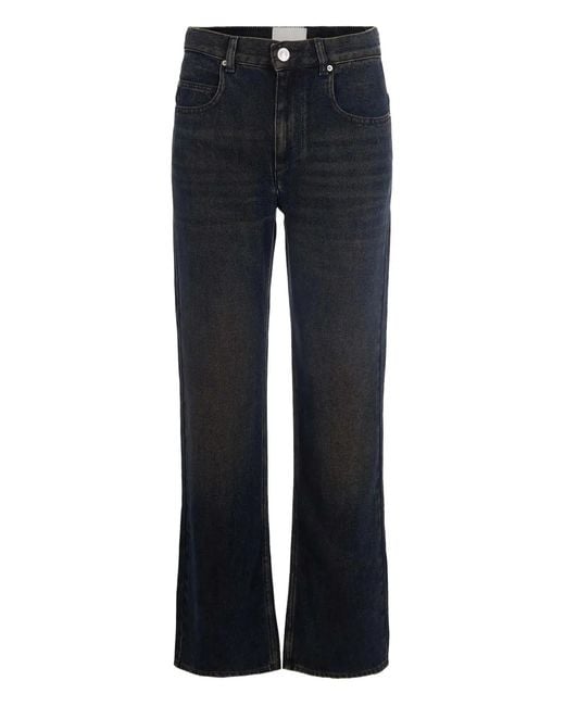 Isabel Marant Blue Lyocell Jeans