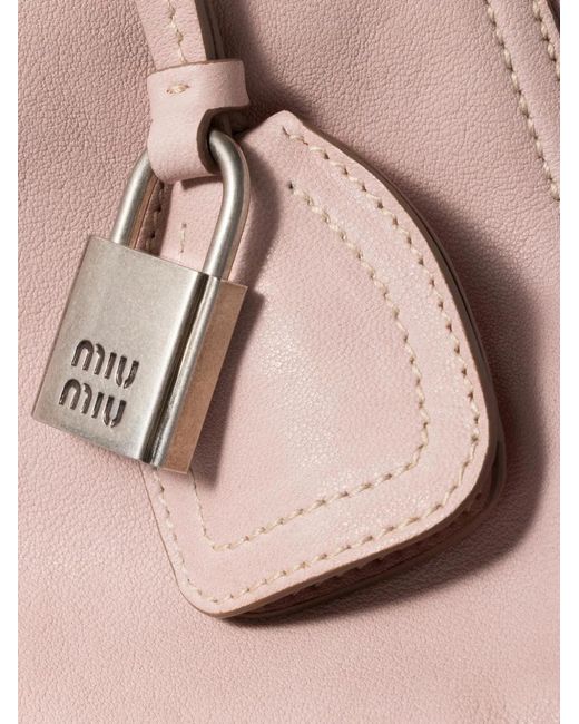 Miu Miu Pink Vivant Nappa Leather Bag