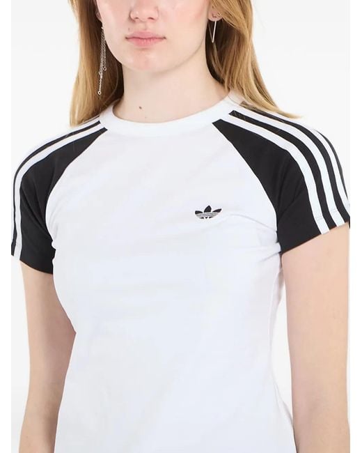 Adidas White Sst Short-Sleeve Cotton T-Shirt