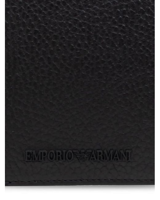 Emporio Armani Black Credit Card Holder for men