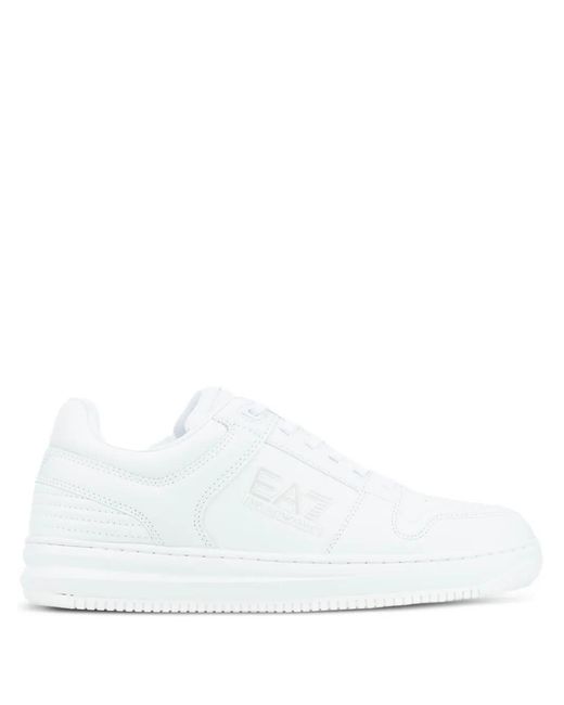 Baskets À Logo Embossé EA7 pour homme en coloris White