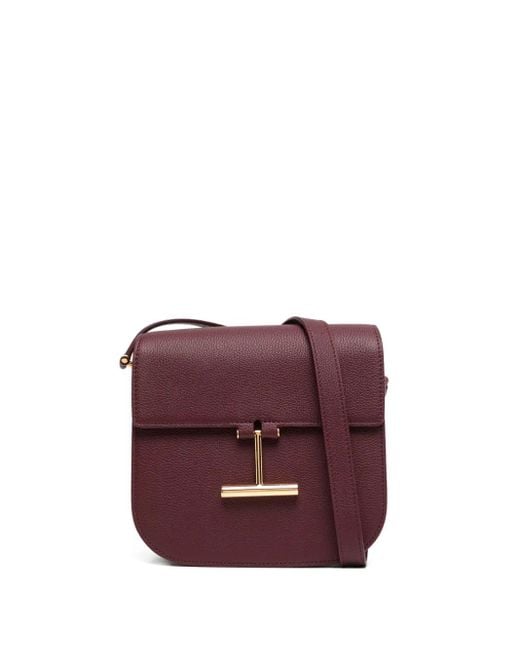 Tom Ford Purple T-Bar Flap Bag