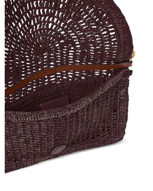 Chloé Purple Summer Banana Shoulder Bag