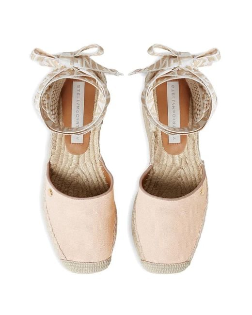 Stella McCartney Natural Gaia Platform Espadrilles