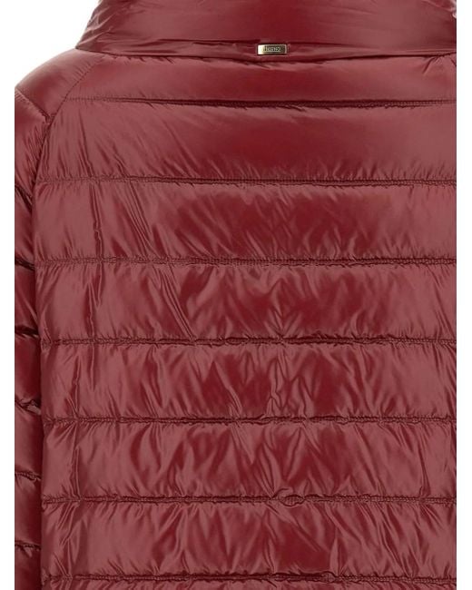 Herno Red Sofia Puffer Jacket