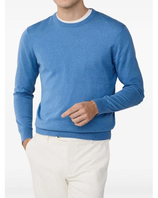 Hackett Pullover Mit Ellenbogen-Patches in Blue für Herren