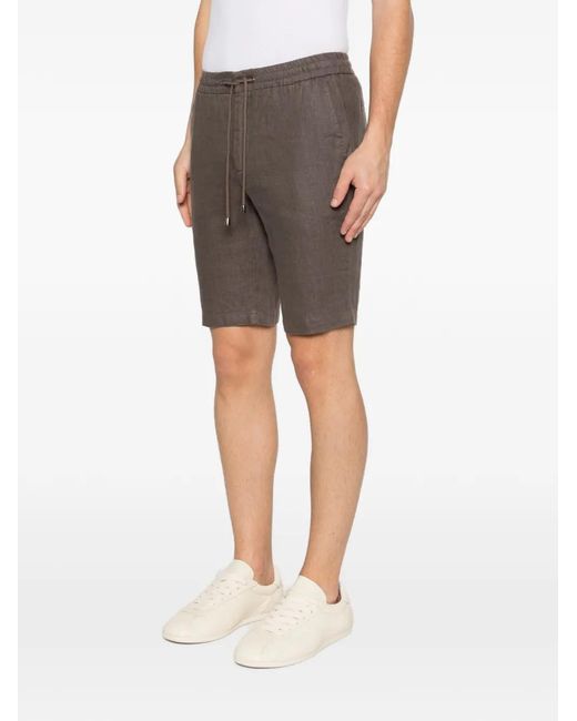 Sand Gray Drawstring Shorts for men