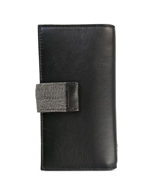 Fabiana Filippi Black Embellished Wallet