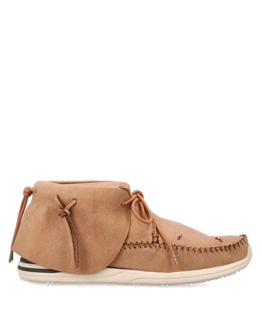 Botas estilo mocasines slip-on Visvim de hombre de color Brown