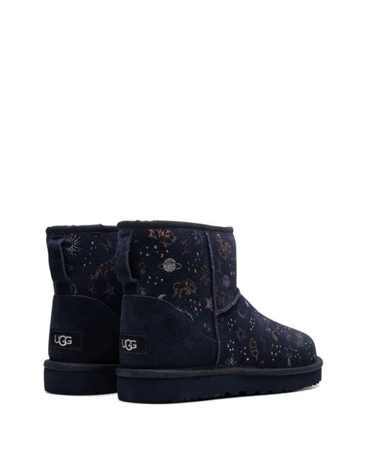 Ugg Blue Classic Mini "Zodiac