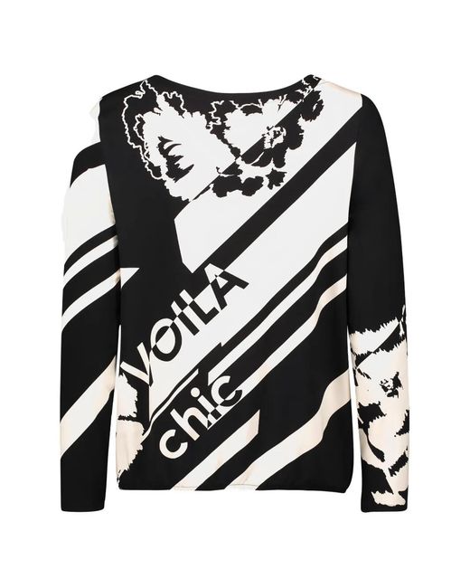 Betty Barclay Black Printed Top