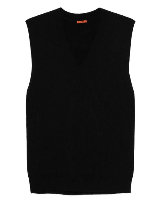 メンズ Barena Vネック トップ Black