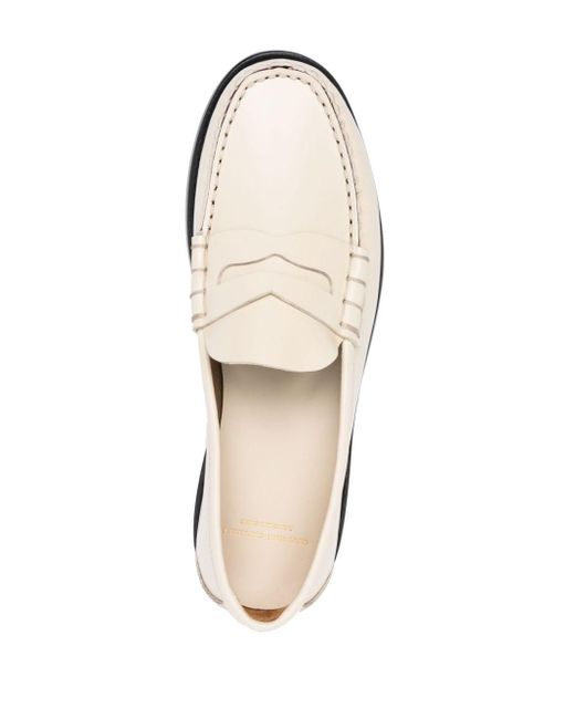 Officine Creative Natural Zivago Leather Loafers