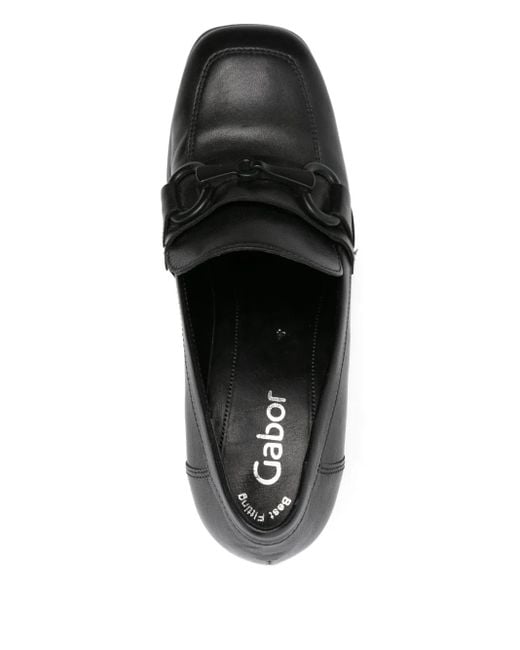 Gabor Black 60Mm Chain-Detail Pumps