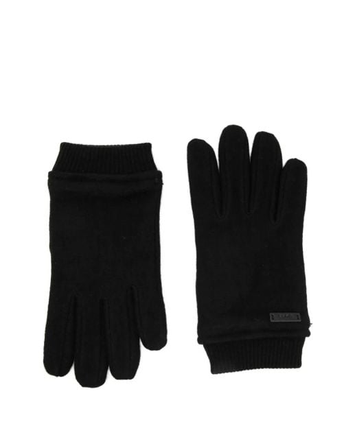 Guantes de canalé Boss de hombre de color Black
