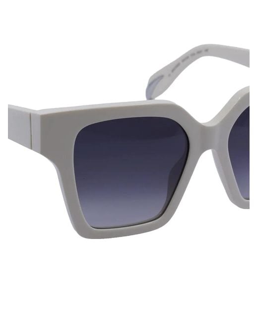 Roberto Cavalli Blue Square-Frame Sunglasses